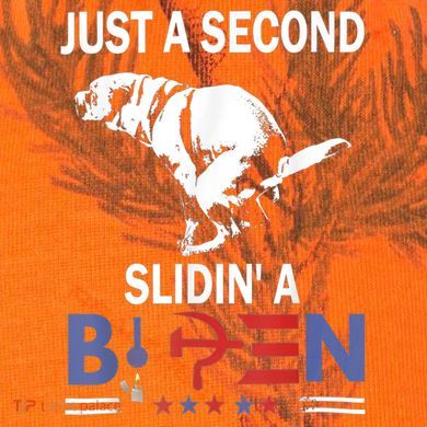 Just A Second Slidin' A Biden Kati Licensed 12" Camo Cuffed Beanie