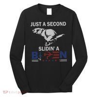 JUST A SECOND SLIDIN'A BIDEN Long Sleeve Shirt thumb 0