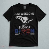 JUST A SECOND SLIDIN'A BIDEN T-Shirt thumb 5
