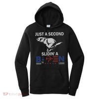 JUST A SECOND SLIDIN'A BIDEN Women's Hoodie thumb 0