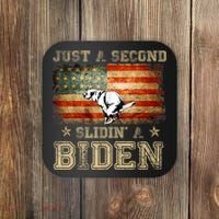 Just A Second Slidin’ A Biden – Funny Political Anti Biden Coaster thumb 0