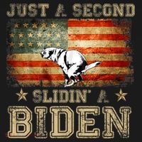 Just A Second Slidin’ A Biden – Funny Political Anti Biden Women's Hoodie thumb 2