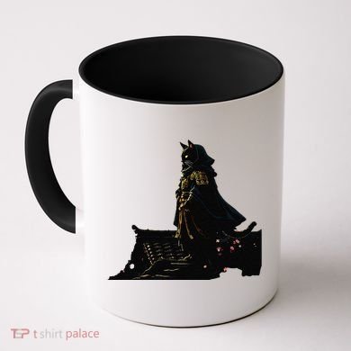 Japanese Anime Samurai Cat Ninja Cat Tattoo Cute Retro Coffee Mug