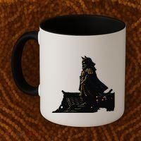 Japanese Anime Samurai Cat Ninja Cat Tattoo Cute Retro Coffee Mug thumb 2