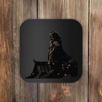 Japanese Anime Samurai Cat Ninja Cat Tattoo Cute Retro Coaster thumb 0