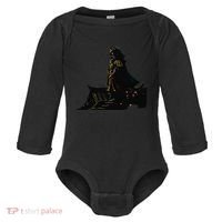 Japanese Anime Samurai Cat Ninja Cat Tattoo Cute Retro Baby Long Sleeve Bodysuit thumb 0