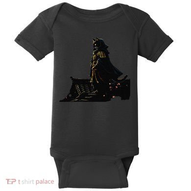 Japanese Anime Samurai Cat Ninja Cat Tattoo Cute Retro Baby Bodysuit