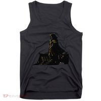 Japanese Anime Samurai Cat Ninja Cat Tattoo Cute Retro Tank Top thumb 0