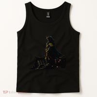Japanese Anime Samurai Cat Ninja Cat Tattoo Cute Retro Tank Top thumb 2