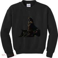 Japanese Anime Samurai Cat Ninja Cat Tattoo Cute Retro Kids Sweatshirt thumb 0