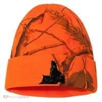 Japanese Anime Samurai Cat Ninja Cat Tattoo Cute Retro Kati Licensed 12" Camo Cuffed Beanie thumb 0