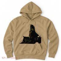 Japanese Anime Samurai Cat Ninja Cat Tattoo Cute Retro Hoodie thumb 0