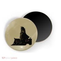 Japanese Anime Samurai Cat Ninja Cat Tattoo Cute Retro Magnet thumb 0