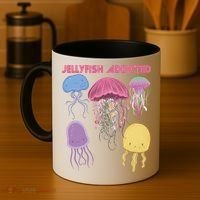 Jellyfish Addicted Sea Souvenir Ocean Life Underwater Fish Funny Gift Coffee Mug thumb 4