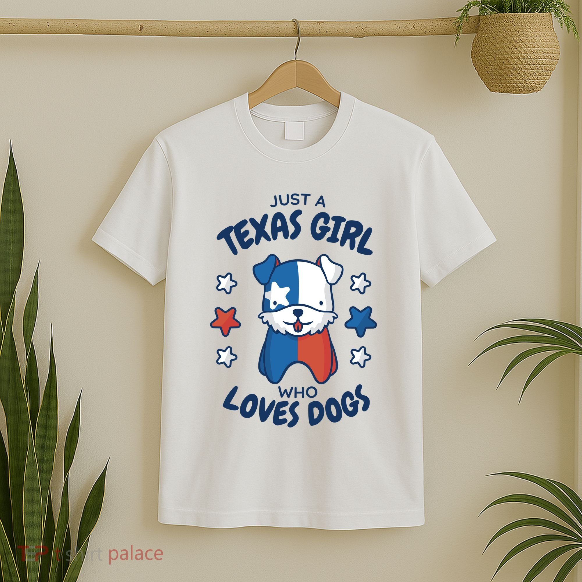 Just A Texas Girl Who Loves Dogs T-Shirt