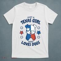 Just A Texas Girl Who Loves Dogs T-Shirt thumb 5