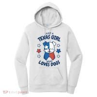 Just A Texas Girl Who Loves Dogs Women's Hoodie thumb 0
