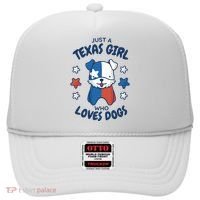 Just A Texas Girl Who Loves Dogs Hat thumb 0