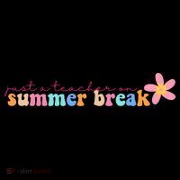 Just A Teacher On Summer Break Flower Coffee Mug thumb 5