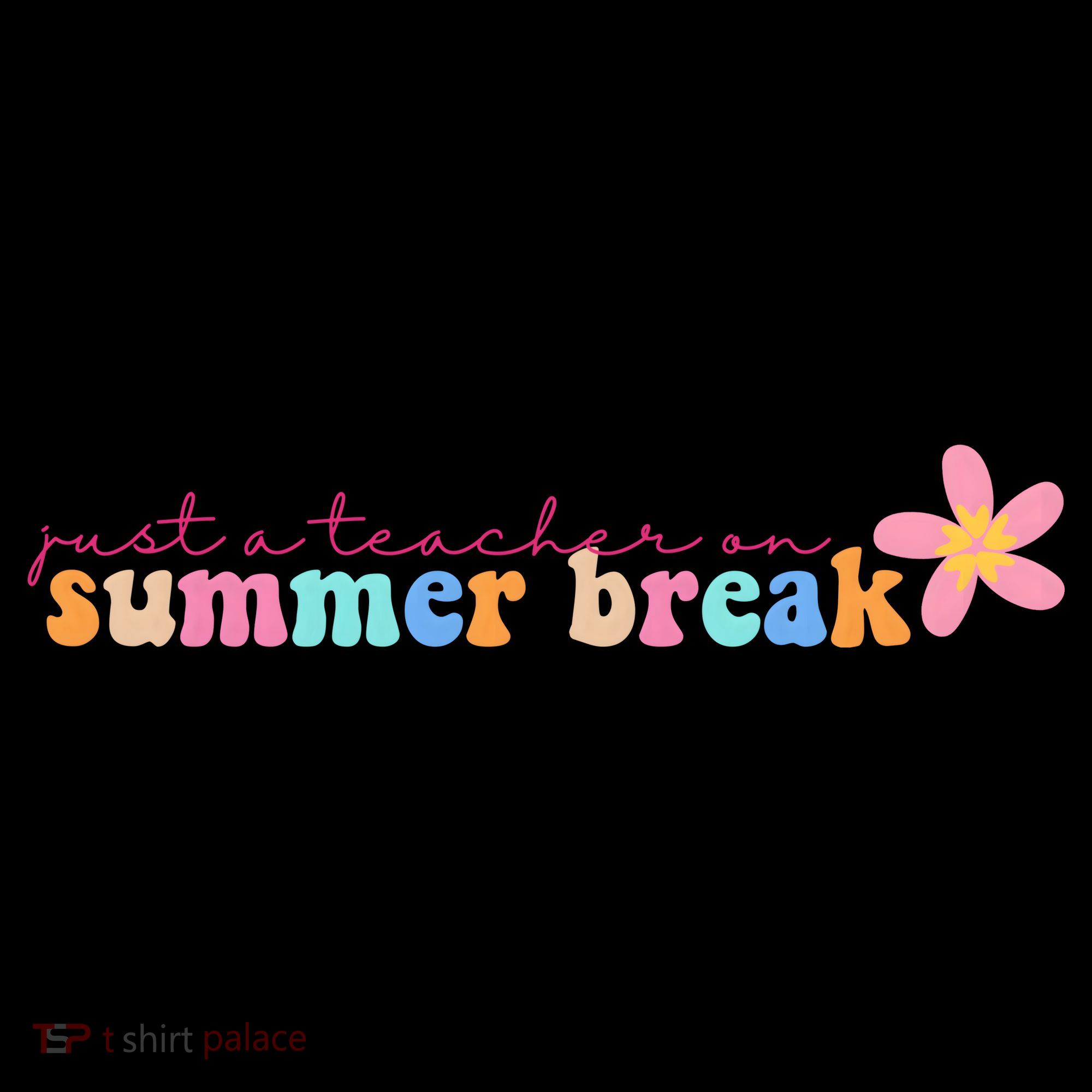 Just A Teacher On Summer Break Flower Coffee Mug