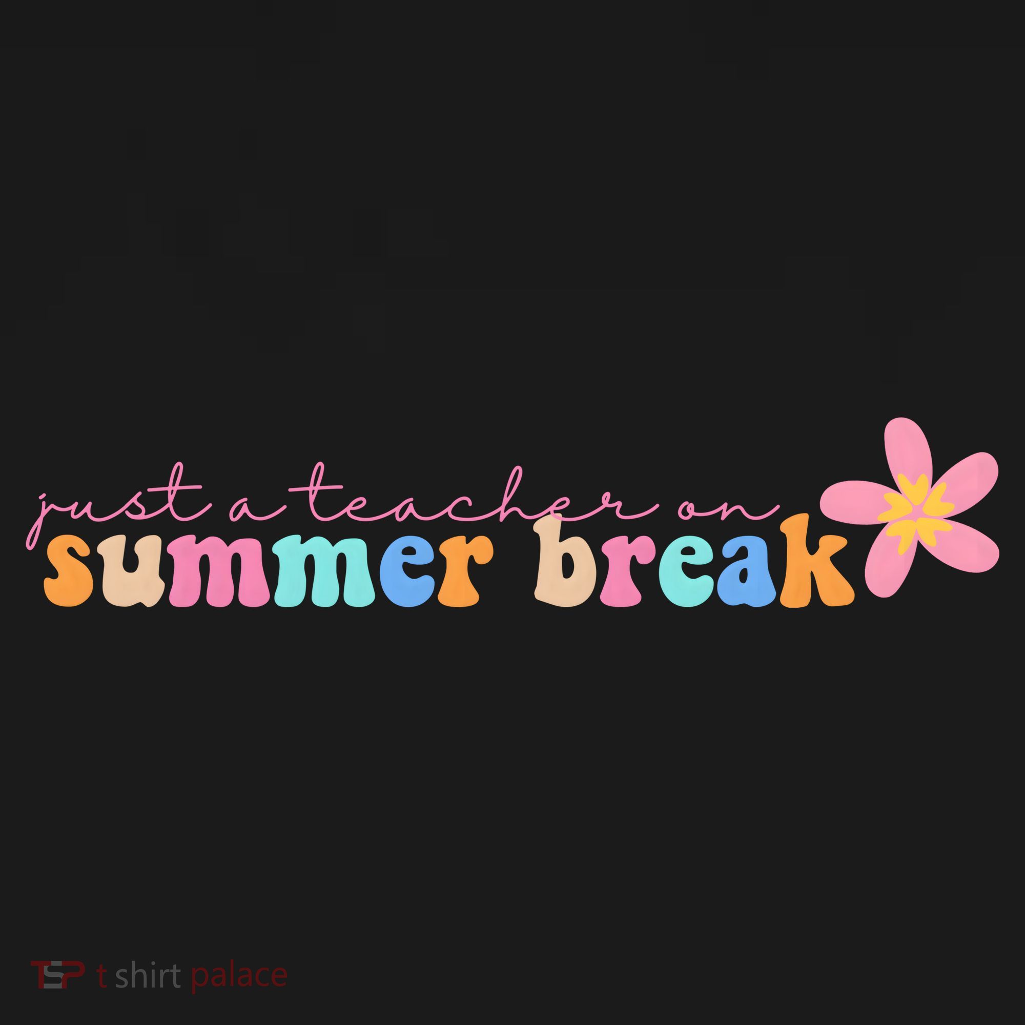 Just A Teacher On Summer Break Flower Ornament