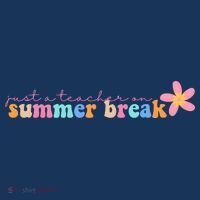 Just A Teacher On Summer Break Flower Women's Tank Top thumb 5