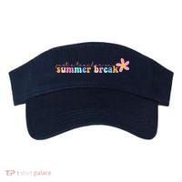 Just A Teacher On Summer Break Flower Visor thumb 0
