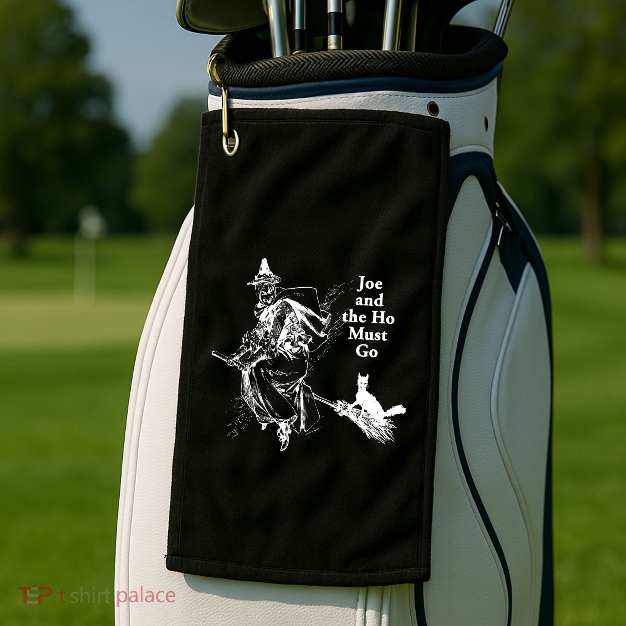 Joe And The Ho Halloween Tee Golf Towel