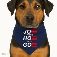 Joe And The Hoe Gotta Go USA-Made Doggie Bandana thumb 1