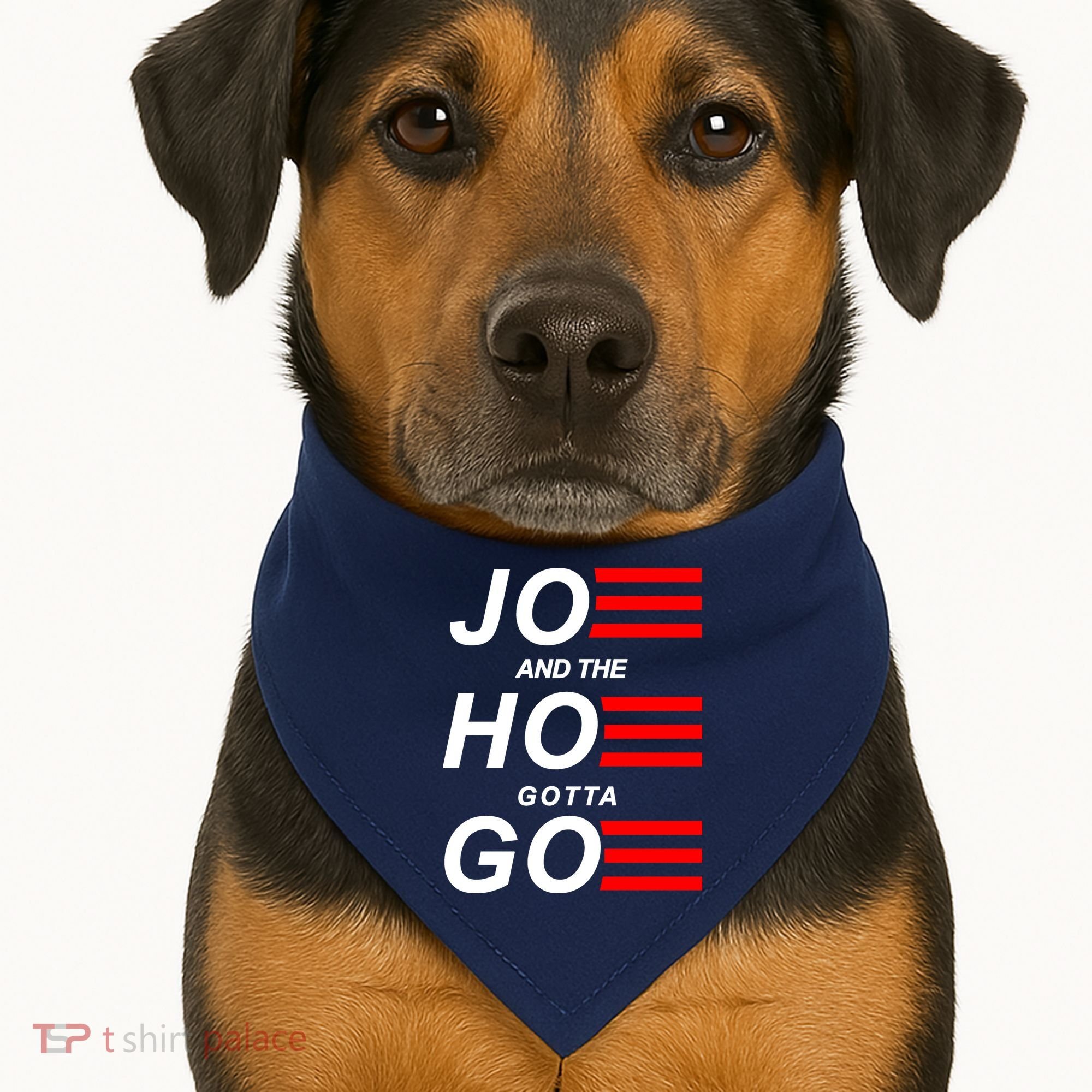 Joe And The Hoe Gotta Go USA-Made Doggie Bandana