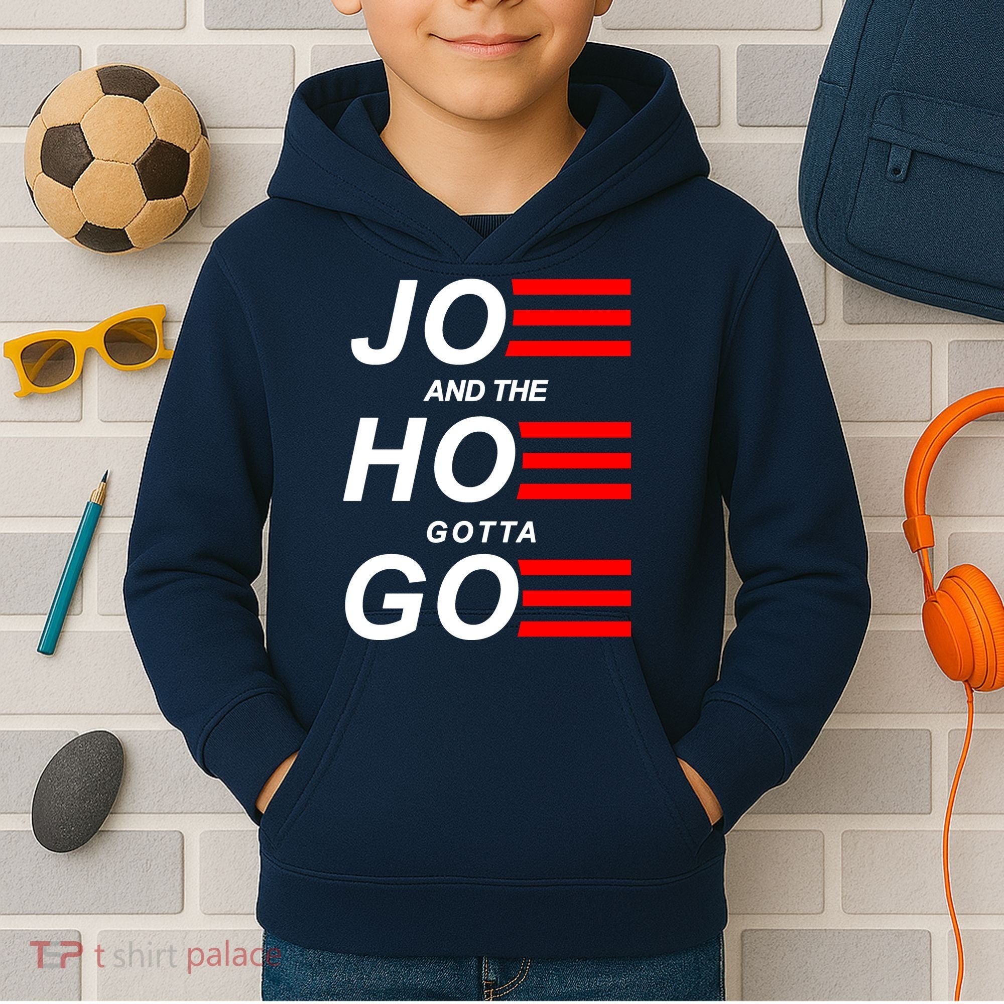 Joe And The Hoe Gotta Go Kids Hoodie