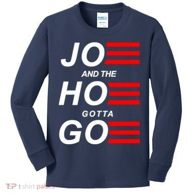 Joe And The Hoe Gotta Go Kids Long Sleeve Shirt