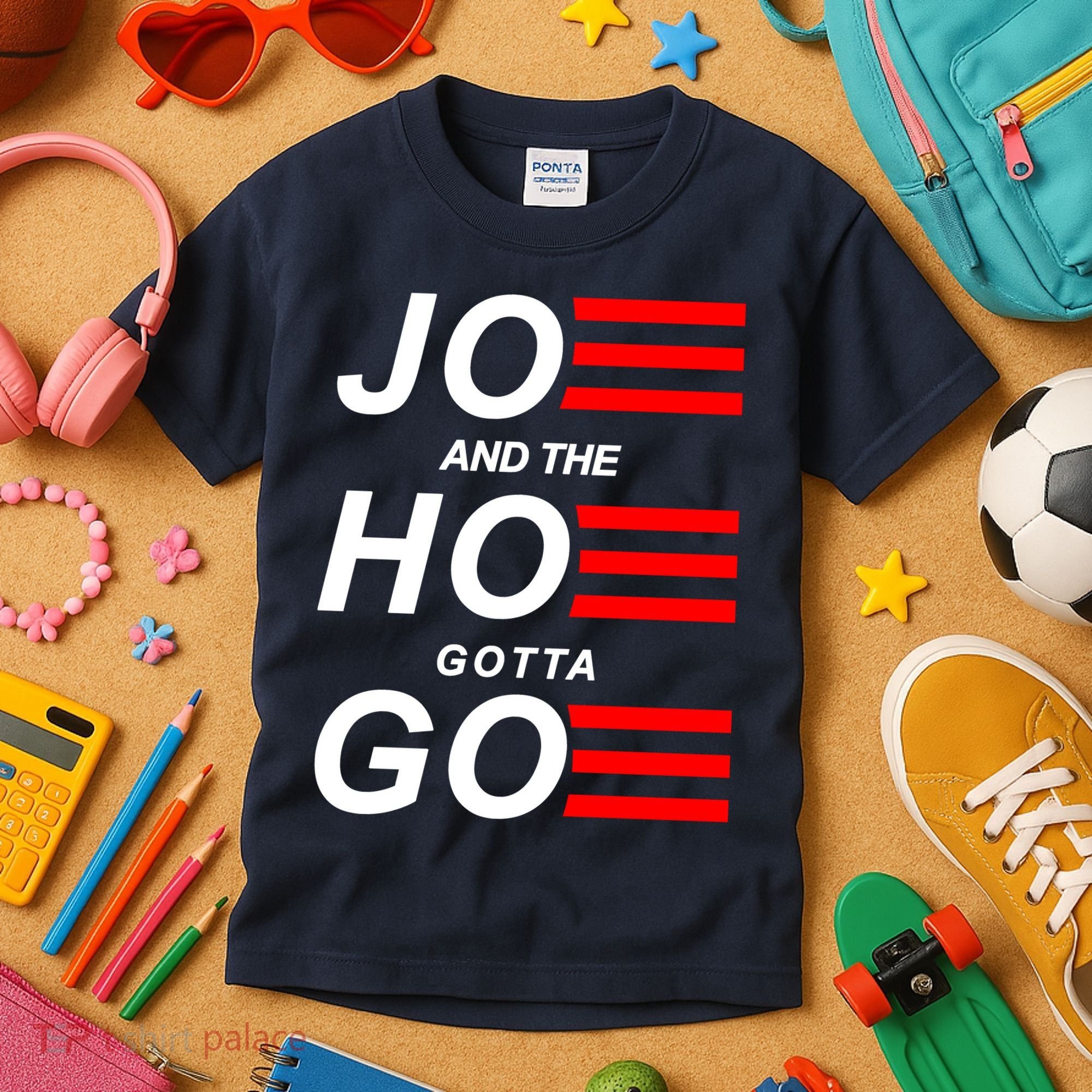 Joe And The Hoe Gotta Go Kids T-Shirt