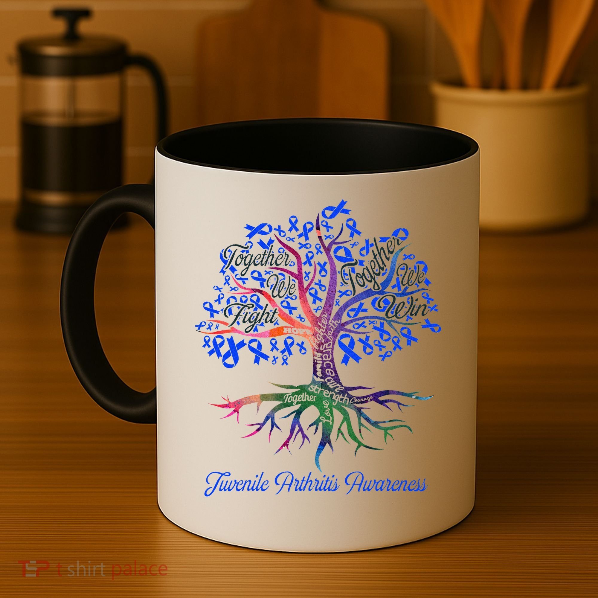 Juvenile Arthritis Together We Fight Together We Win Coffee Mug
