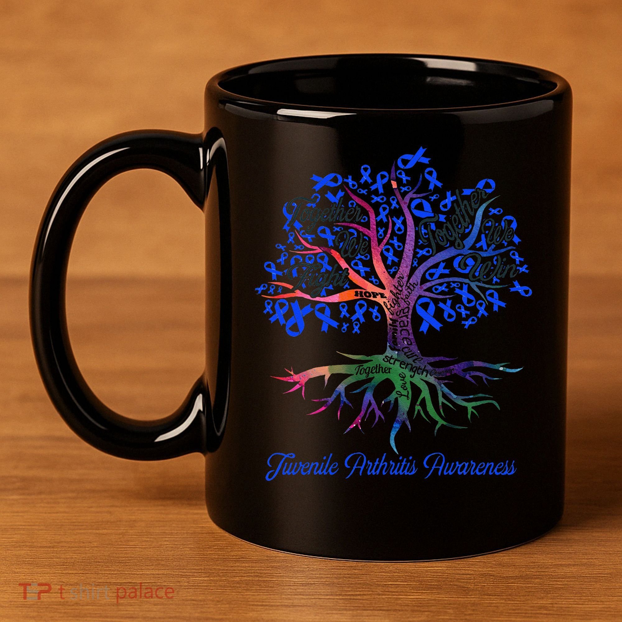 Juvenile Arthritis Together We Fight Together We Win 11oz C Handle Ceramic Mug