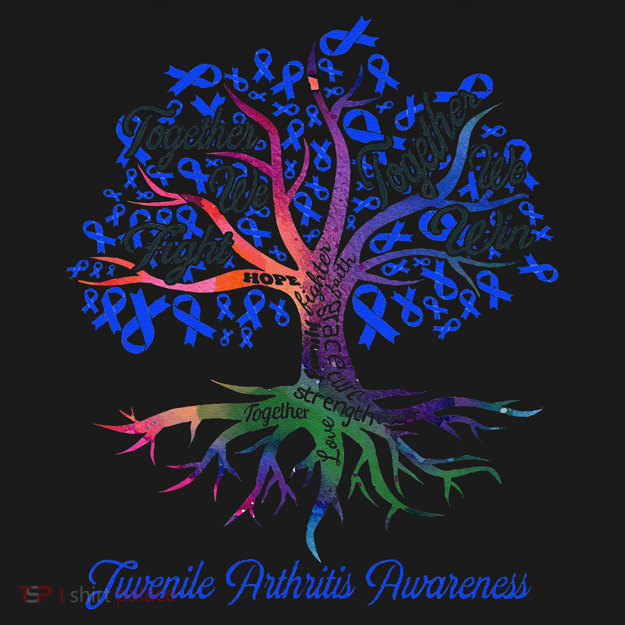 Juvenile Arthritis Together We Fight Together We Win Women's Hoodie