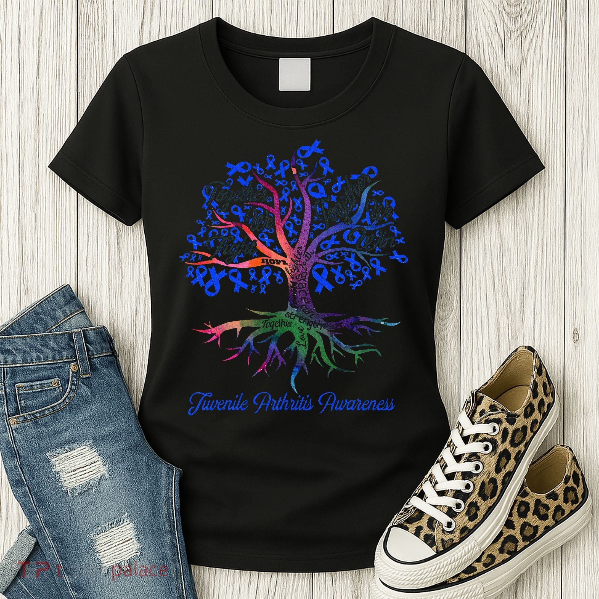 Juvenile Arthritis Together We Fight Together We Win Women's T-Shirt