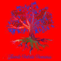 Juvenile Arthritis Together We Fight Together We Win Santa Hat thumb 1