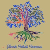 Juvenile Arthritis Together We Fight Together We Win Kids T-Shirt thumb 2