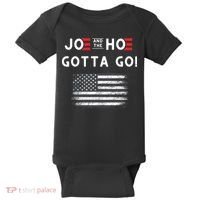 Joe And The Hoe Gotta Go Impeach Biden Baby Bodysuit thumb 0