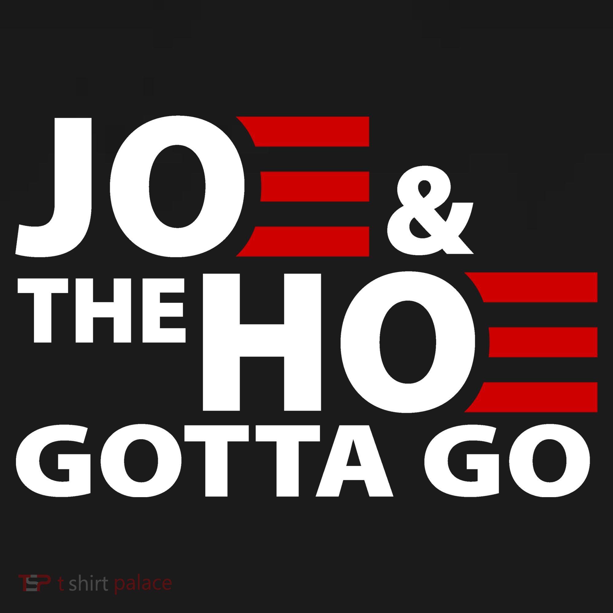 Joe And The Ho Gotta Gotta Go Funny Anti Biden Harris Ornament
