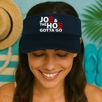 Joe And The Ho Gotta Gotta Go Funny Anti Biden Harris Visor thumb 2