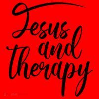 Jesus And Therapy Religious Christian Humor Funny Gift Santa Hat thumb 1