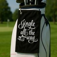 Jingle All The Way Golf Towel thumb 2