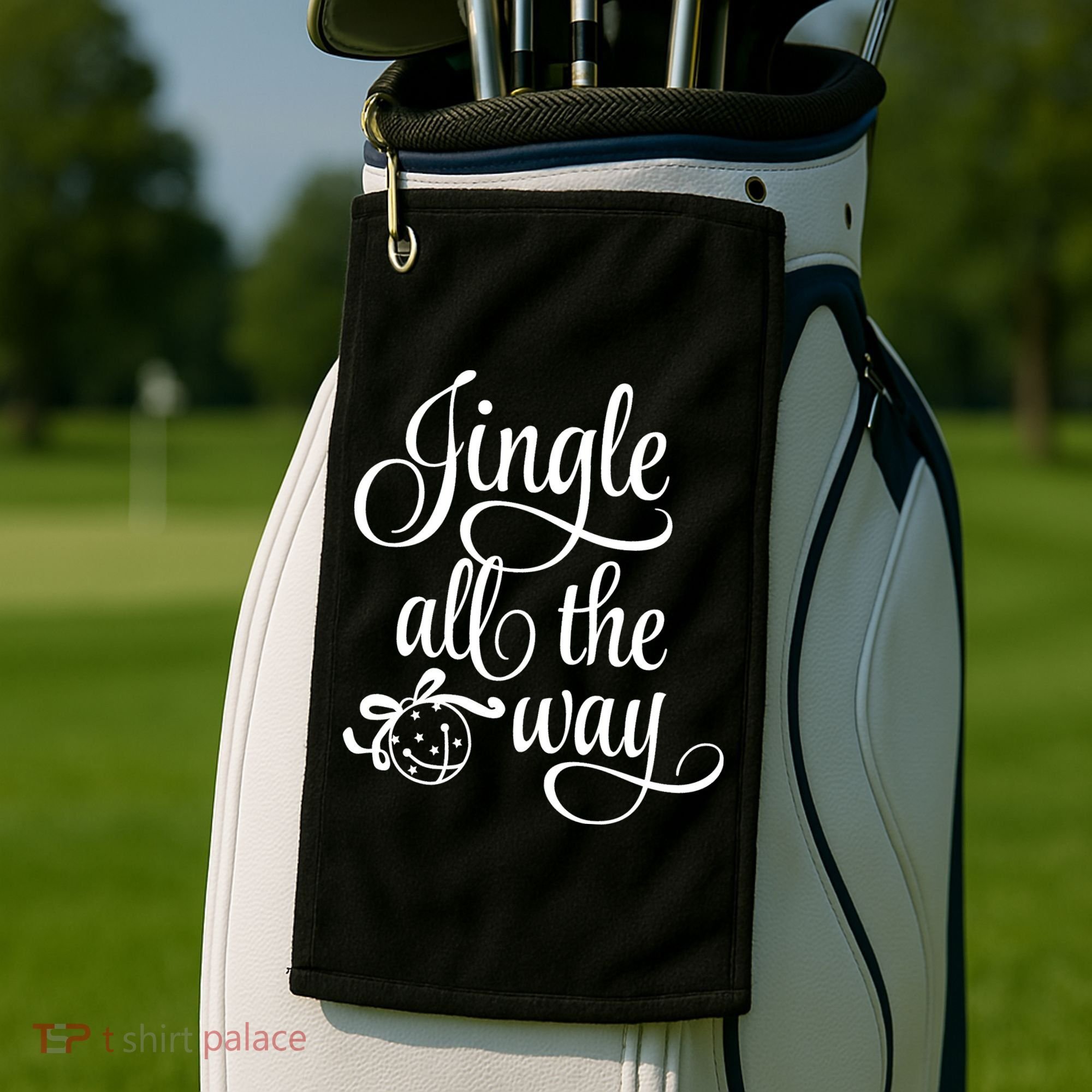 Jingle All The Way Golf Towel