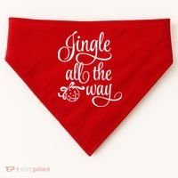 Jingle All The Way USA-Made Doggie Bandana thumb 0