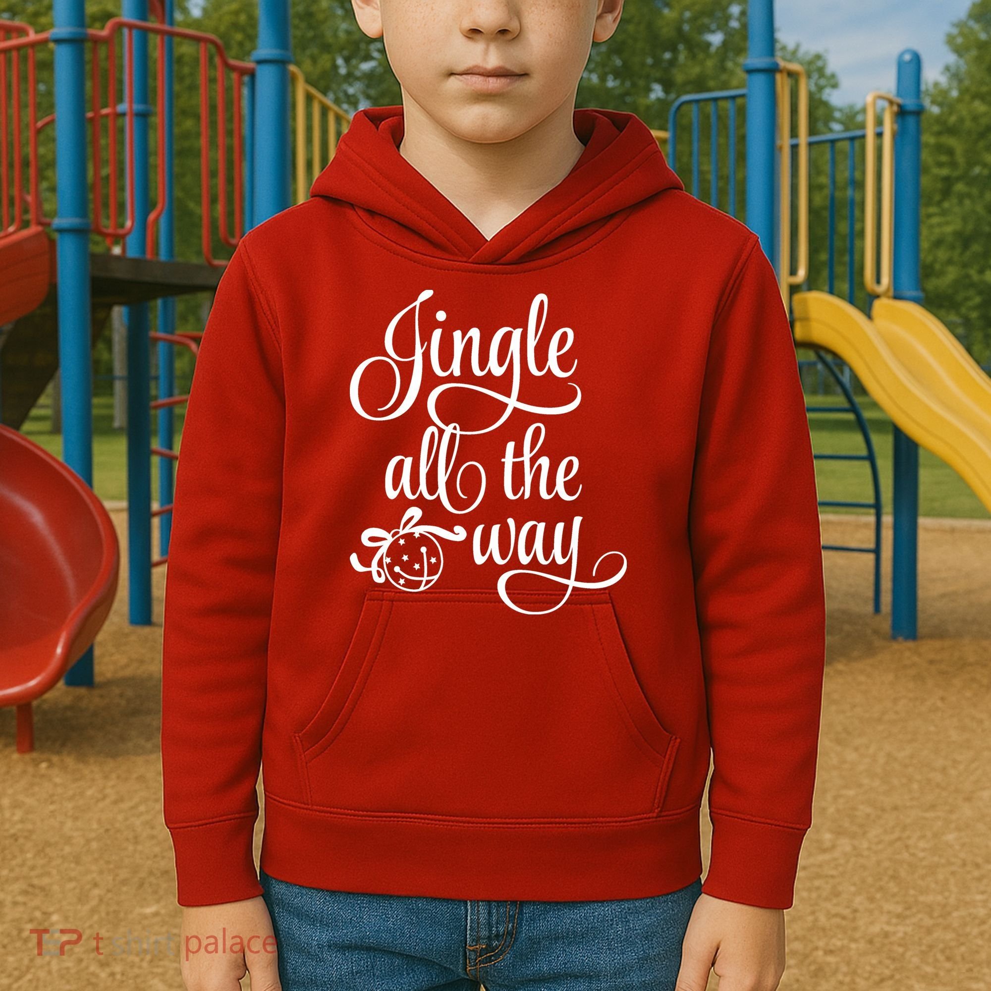 Jingle All The Way Kids Hoodie