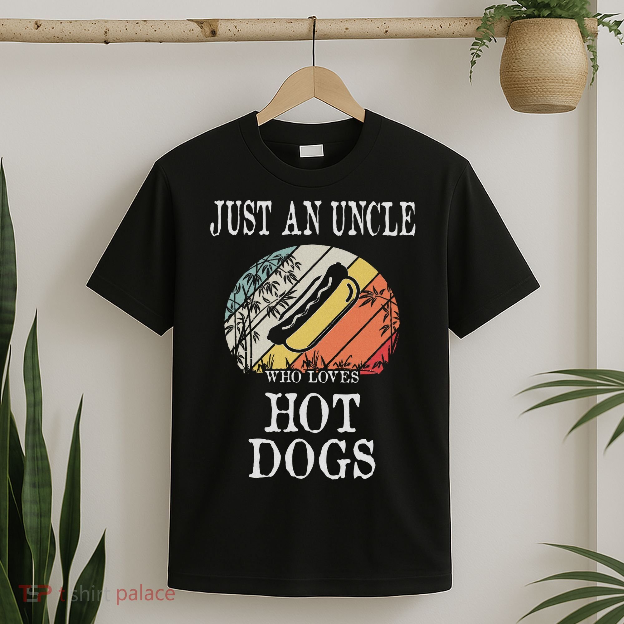 Just An Uncle Who Loves Hot Dogs T-Shirt