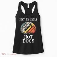 Just An Uncle Who Loves Hot Dogs Women's Tank Top thumb 0
