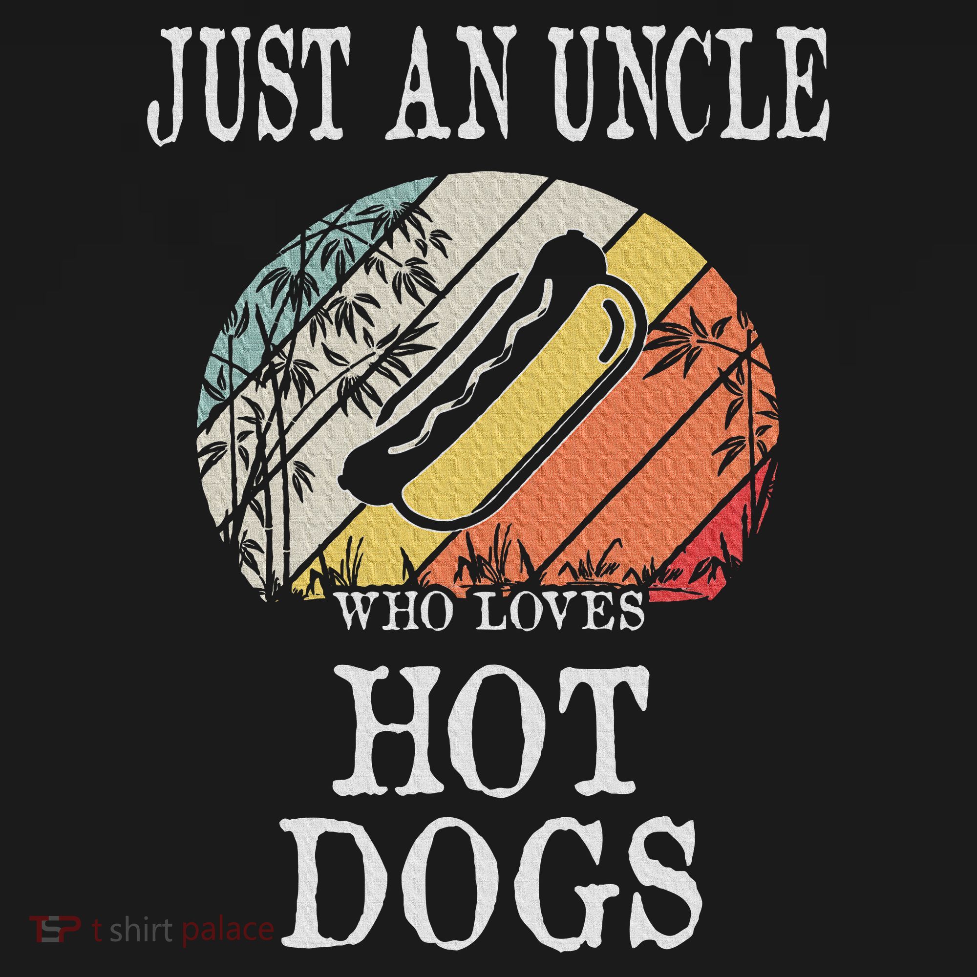 Just An Uncle Who Loves Hot Dogs Women's Tank Top